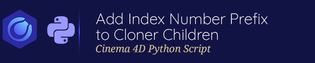 Add Index Number Prefix to Cloner Children
