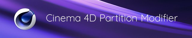 Cinema 4D Partition Modifier Setup