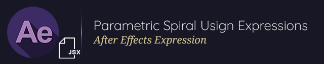 Parametric Spiral Usign Expressions