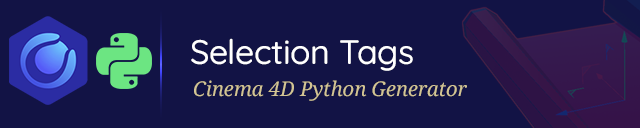 Cinema 4D Python Generator with Selection Tags